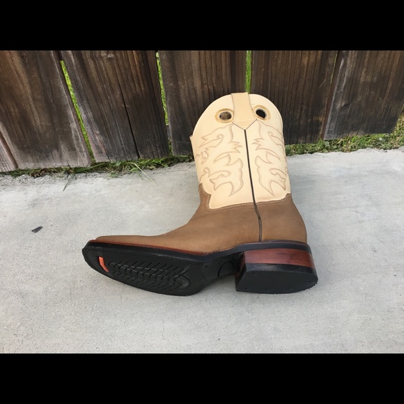 Men’s Rodeo boots genuine cowhide leather - Picture 5 of 8